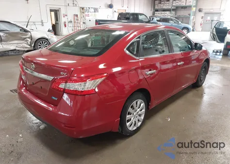 2014 Nissan Sentra Sv z USA, uszkodzony, nr VIN 3N1AB7AP5EY252524